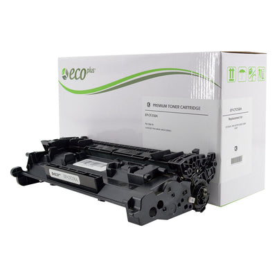 EcoPlus HP 58A (CF258A) Toner Cartridge, Black, 3K Yield, (Used OEM Chip)