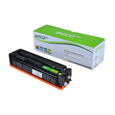 EcoPlus HP 201A (CF402A) Toner Cartridge, Yellow, 1.4K Yield