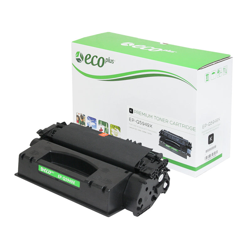 EcoPlus HP 49X (Q5949X) Toner Cartridge, Black, 6K High Yield