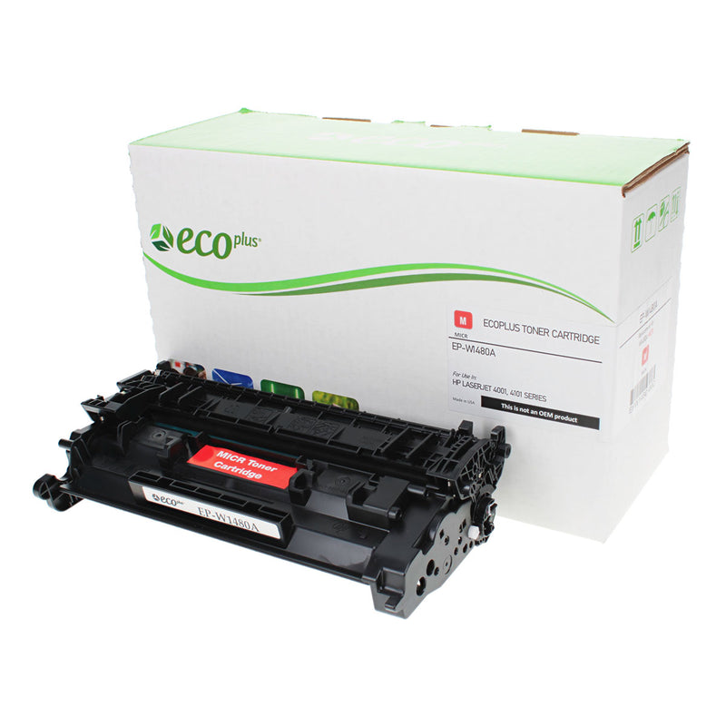 Remanufactured HP 148A (W1480A) MICR Toner Cartridge, Black, 2.9K Yield, (New OEM Chip) Made in USA, Will work with E series