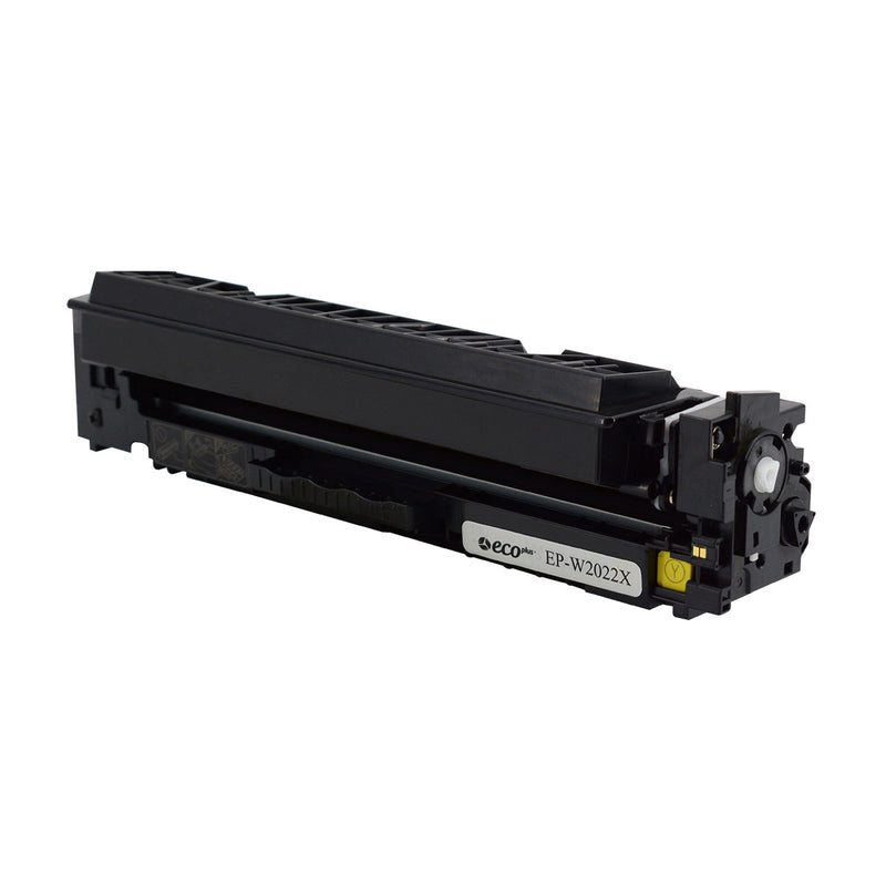 EcoPlus HP 414X (W2022X) Toner Cartridge, Yellow, 6K High Yield, (Used OEM Chip)
