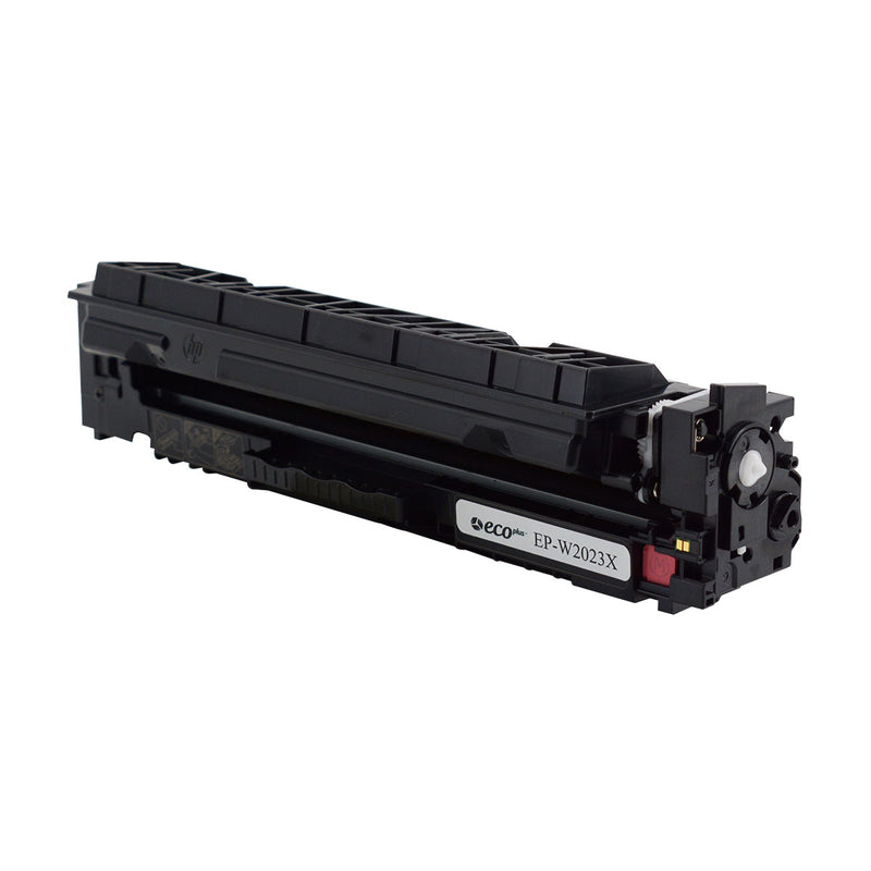 EcoPlus HP 414X (W2023X) Toner Cartridge, Magenta, 6K High Yield, (Used OEM Chip)