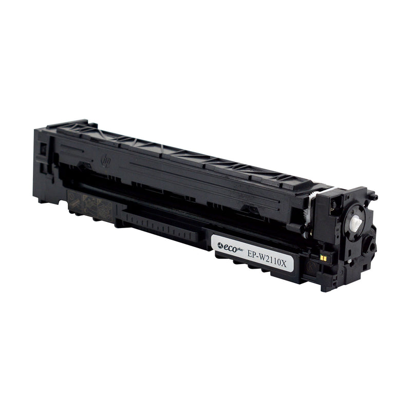 EcoPlus HP 206X (W2110X) Toner Cartridge, Black, 3.15K High Yield, (Used OEM Chip), TAA Compliant