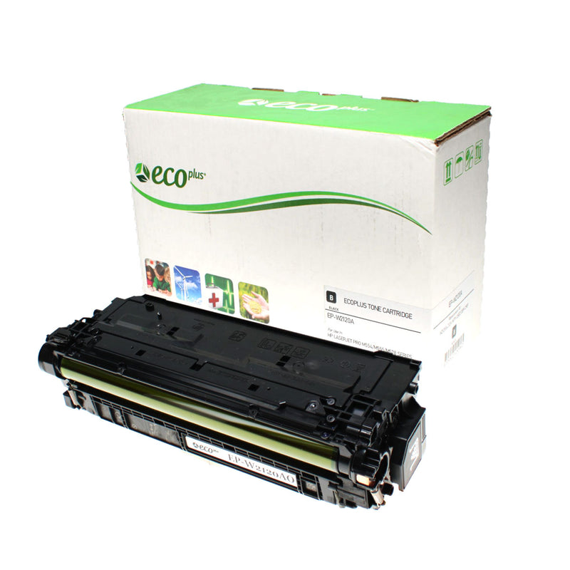 EcoPlus HP 212A (W2120A) Toner Cartridge, Black, 5.5K Yield, (Used OEM Chip) Made in USA